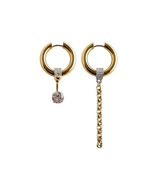 Kirei Metallic Frost – Modular Asymmetric Hoop Earrings