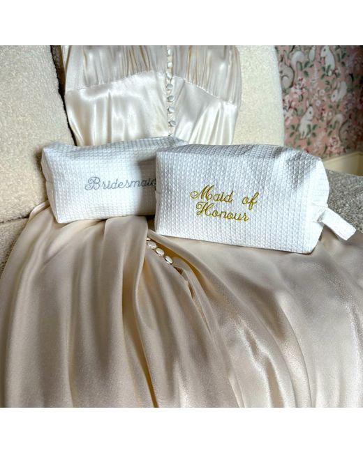 Lilly Loves White Maid Of Honour Make Up Bag