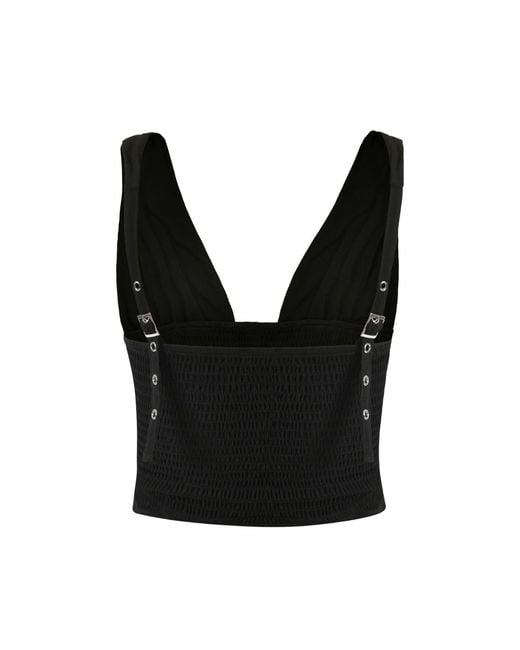 OW Collection Black Alba Top