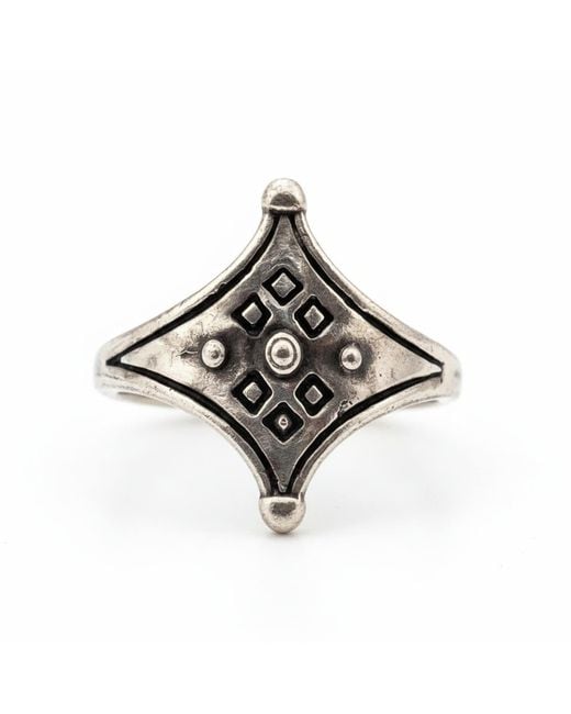 By Virgo White Karo Ring