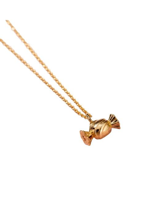Posh Totty Designs Metallic Gold Plated Sweet Charm Necklace