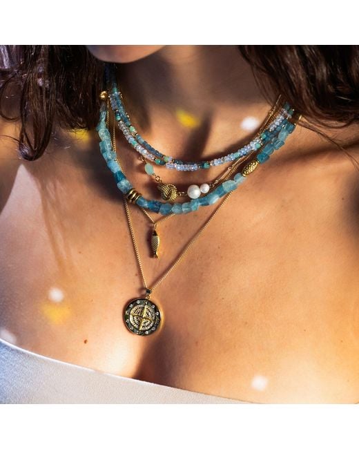 Rachel Nathan Metallic The Tide Has Turned Necklace