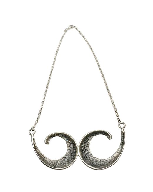 Tg-Jewellery by Tamara Gervasio Metallic Conchiglia Choker Necklace – Handcrafted Sterling