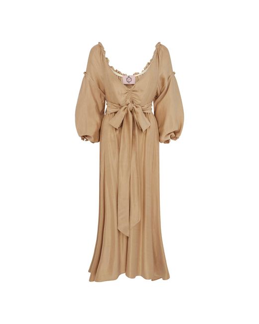 Lisa The Label Natural Bow Bell The Countess Dress
