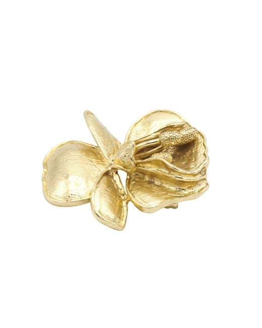 Sita Nevado Metallic Mimosa Brooch