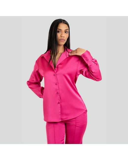Maui X Lolita Pink Stella Tailored Pants Set