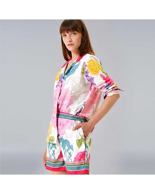 LOVEIST STORE Multicolor Cladia Floral Co-Ord Set