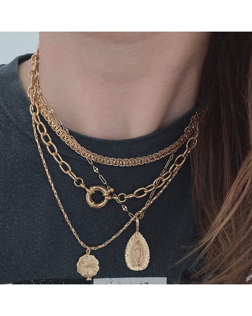 IN CAUDA VENENUM Metallic Circé Necklace