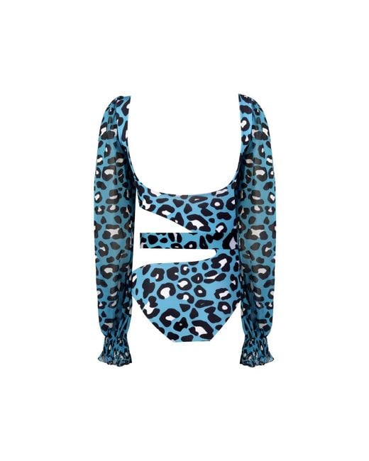 Nur Karaata Blue Ella Leo Swimsuit
