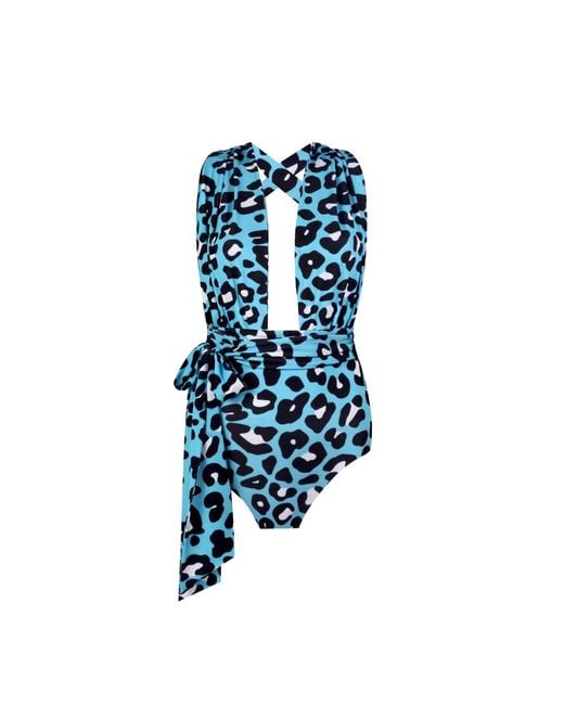 Nur Karaata Blue Leo Swimsuit
