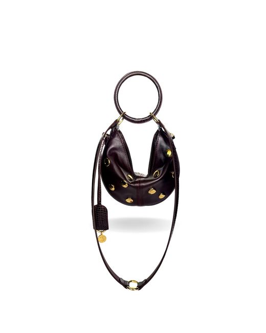 Indigolush Black Mini Ivy Studded Cherry