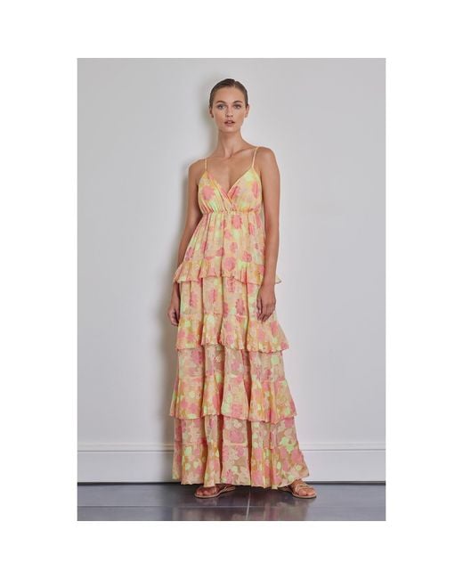 Anse Victorin Brown Carla Silk Dress