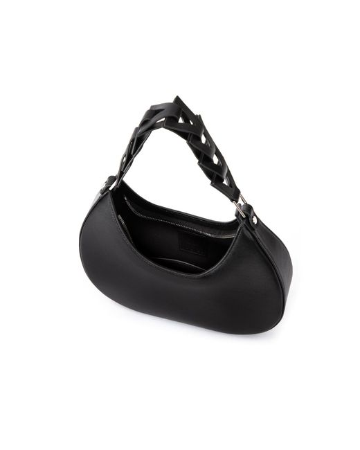 Jurgi Brand Black Napa Leather D Letter Bag