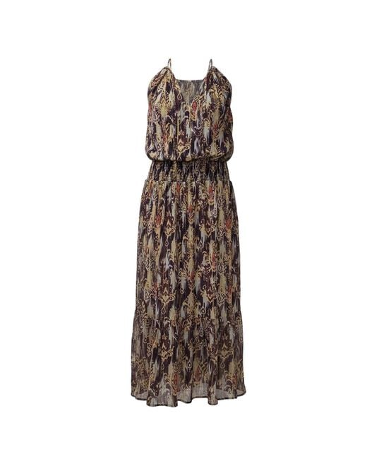 Nooki Design Brown Freda Printed Maxi Dress-Multi