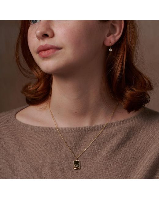 Janus Edinburgh Metallic Vermeil London Landmarks Postcard Necklace