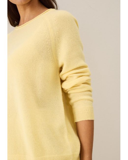 Loop Cashmere Yellow Featherweight Sweater