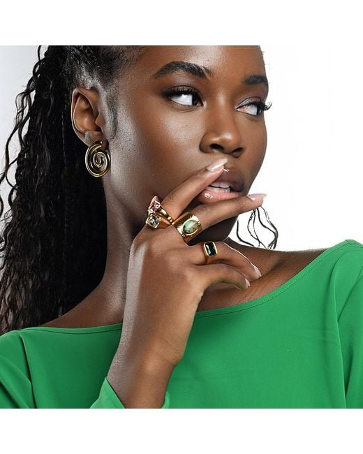 Superdivajewellery Metallic Dunn's River Ring