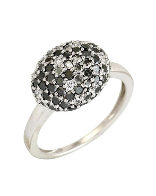 Artisan Metallic Diamond Cluster Ring