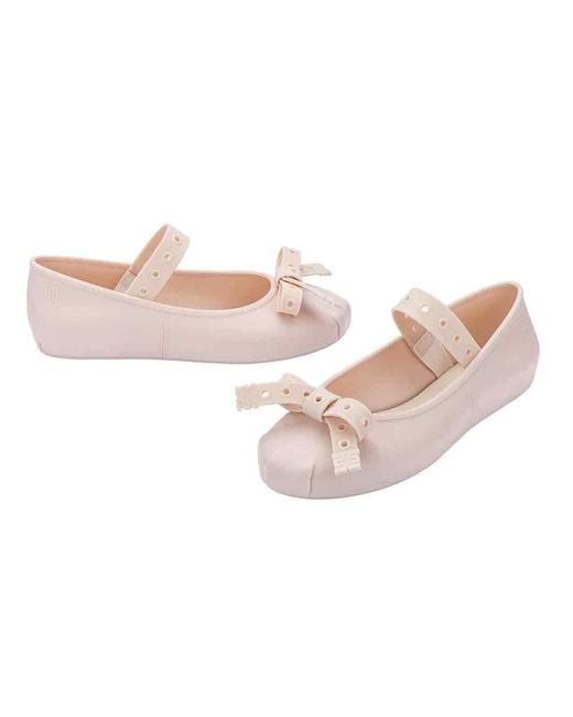 Melissa Pink Neutrals Sophie Crush Ballet Flat