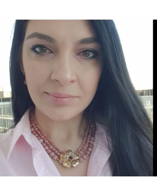 Way to Chic Pink Blush Bloom Rhodonite Necklace