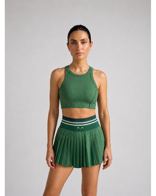 Altra Volta Green Emerald Edge Racerback Top