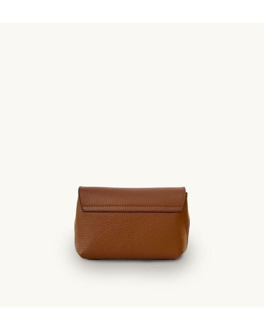Apatchy London Brown The Maisie Mini Tan Leather Bag