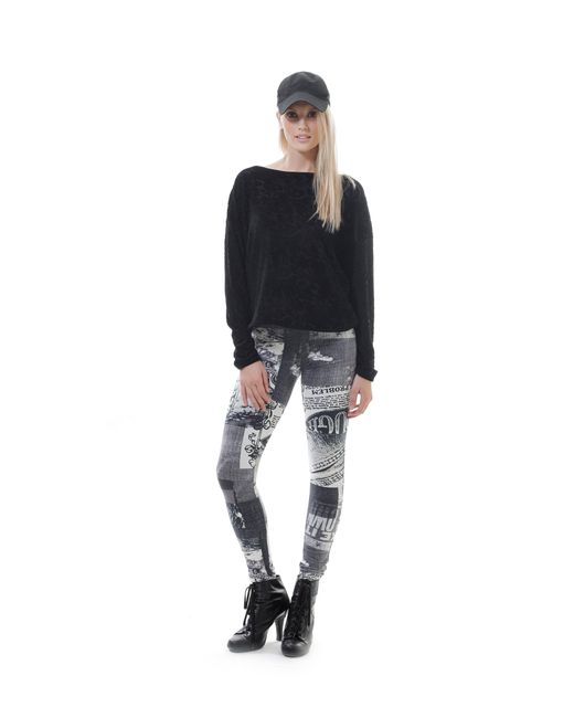 Conquista Black Low Back Top