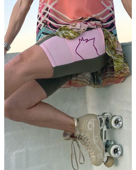 Foxies Green Daily Eco Comfy Shorts With Built-In Undies Zero Vpl. Stylish Coverage