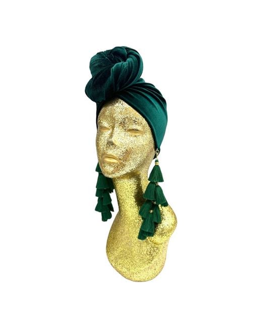 Julia Clancey Green Forest Chacha Turban