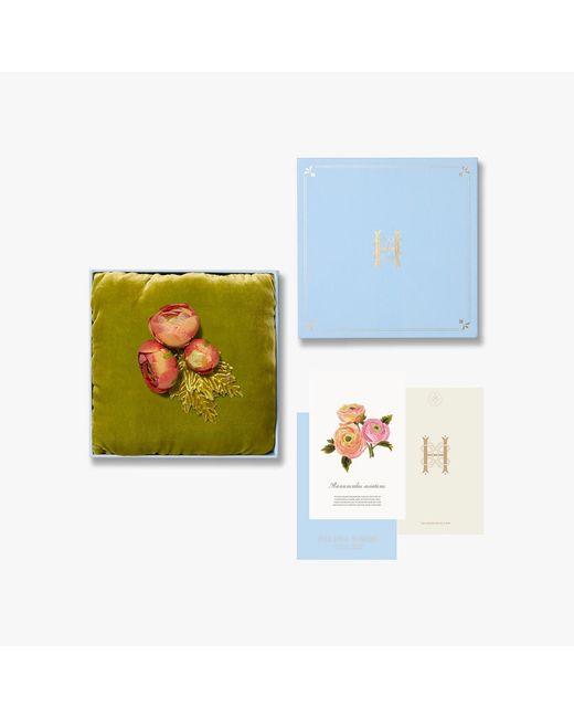 Helena Simon Orange The Ranunculus Floral Brooch