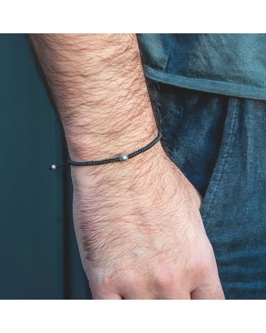 Harbour Uk Black The Protector Evil Eye Bracelet