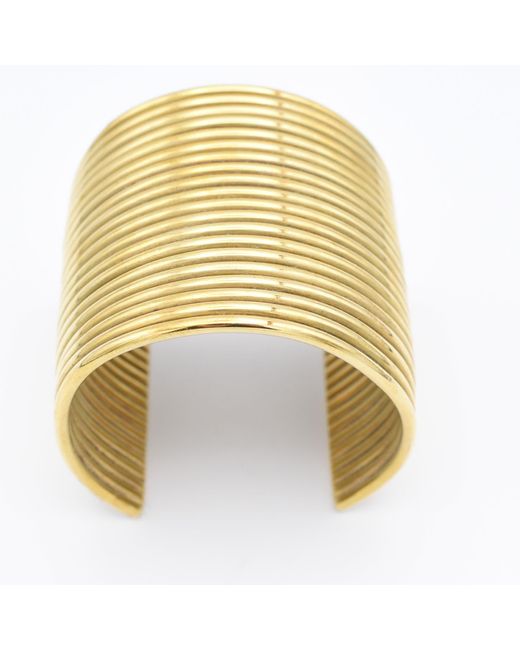 Lala Salama Metallic Masai Coiled Double Cuff