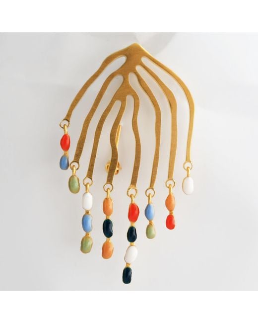 Joidart Metallic Golden Brooche Deliri