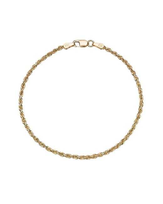 Öugie Metallic The Small Rope Chain Bracelet