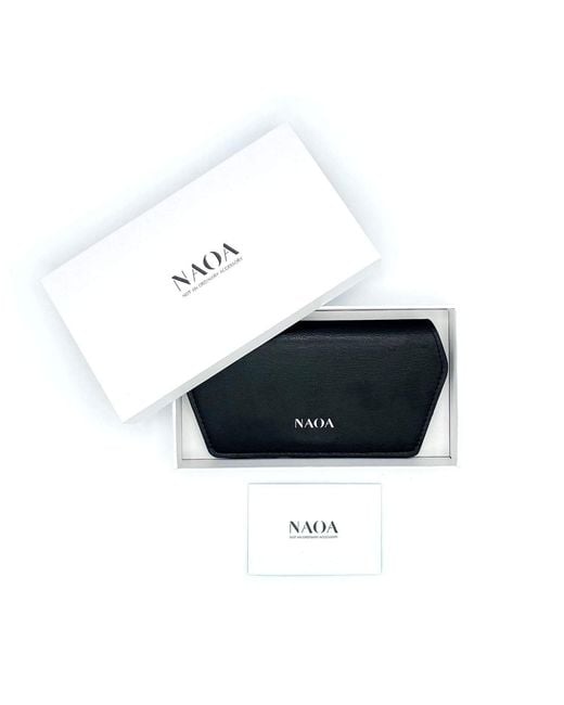 Naoa Black Slim Glasses Case
