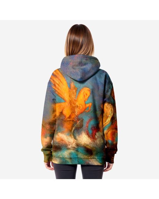 Aloha From Deer Blue Neutrals Pegasus And Andromeda Oversize Hoodie