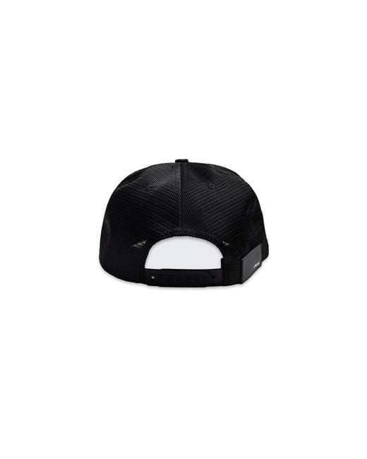 Comune Black Patch Active Trucker Hat for men