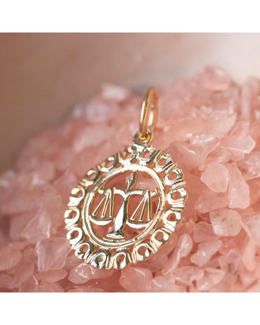Maya Brenner Metallic Zodiac Pendeant