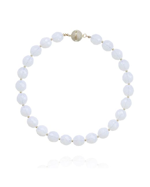Saule Label White Leni Grande Necklace