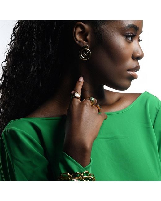 Superdivajewellery Metallic Marie Earrings