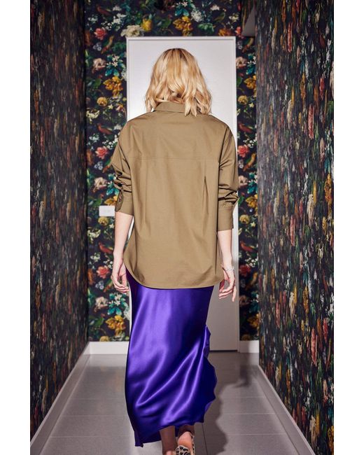 Lindsay Nicholas New York Green Marcia Oversized Shirt