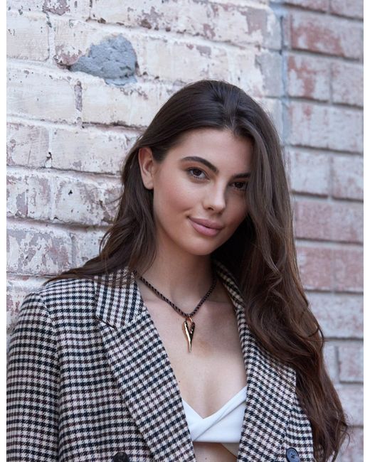 Adriana Pappas Designs Metallic Wild Heart Necklace