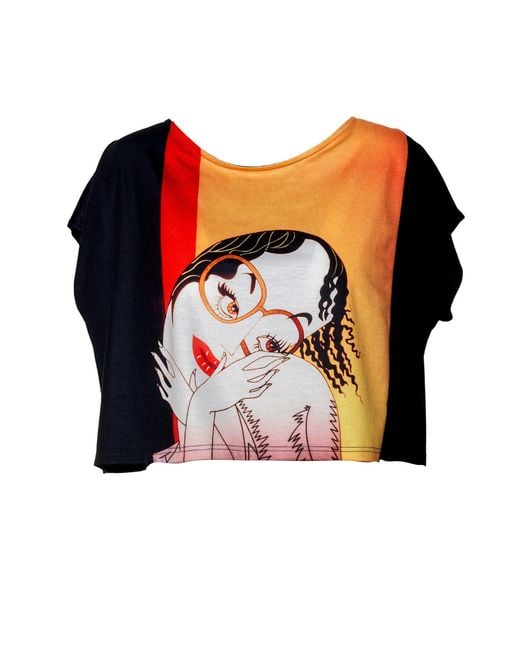 ARTISTA Pink Anni Printed Top