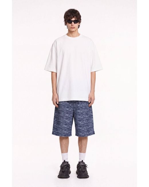 mysimplicated Blue Storm Waves Denim Shorts