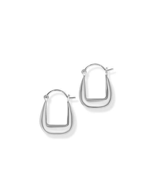 FV Jewellery Metallic Bijoux U Hoop Earrings