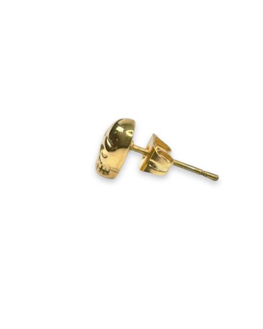 Jagged Halo Jewelry Black Skull Micro Stud Earrings