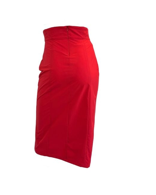 SNIDER Red Corazon Skirt