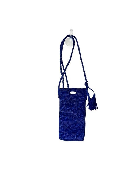 Zanatany Concepts Blue Poushy Phone Pouch