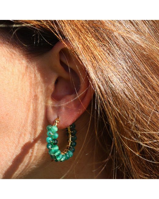 FV Jewellery Blue Steel Me Aqua Earrings