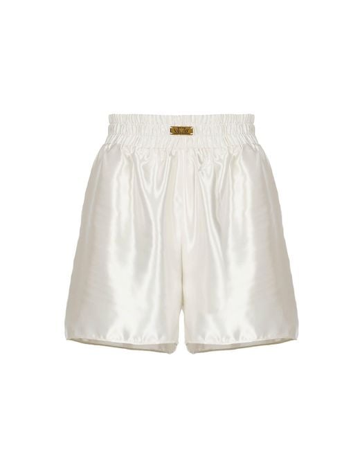 Vazaf White Full Moon Shorts